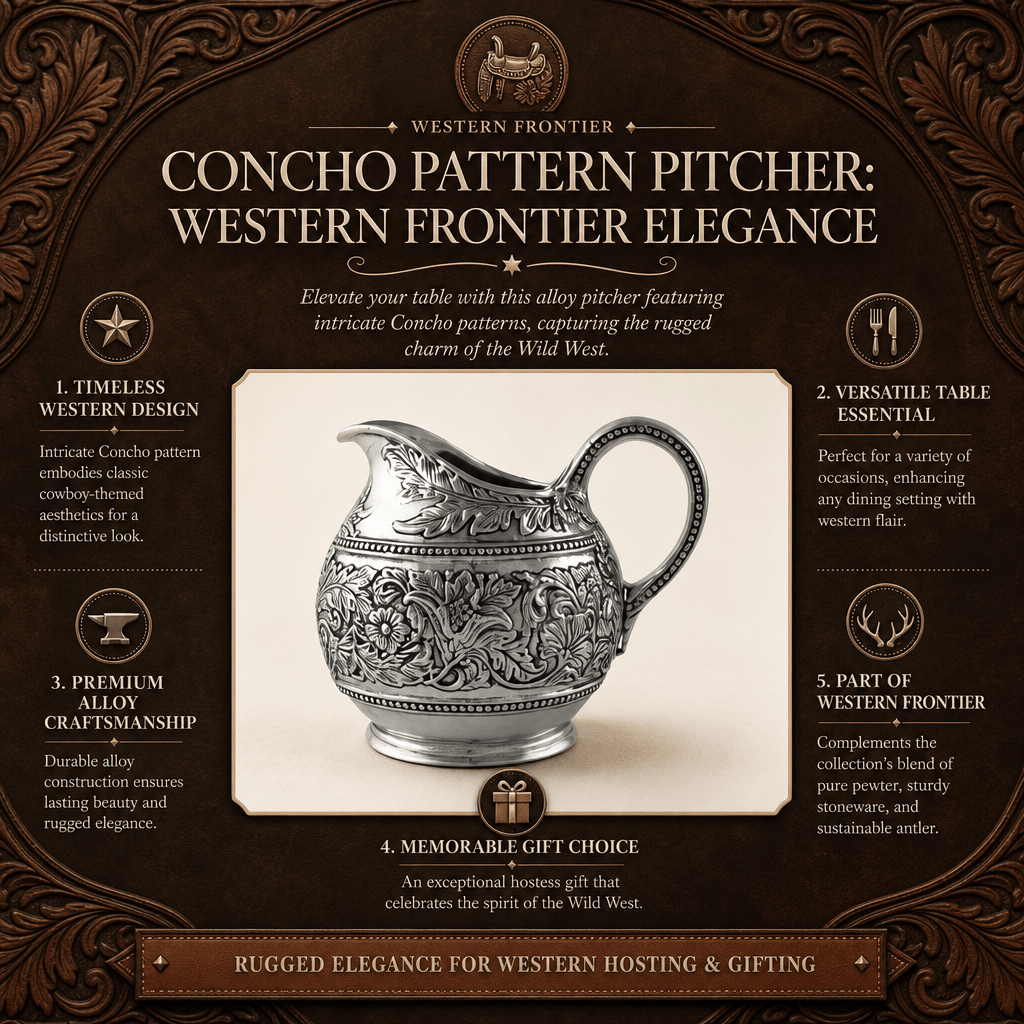 Concho Pattern Pitcher