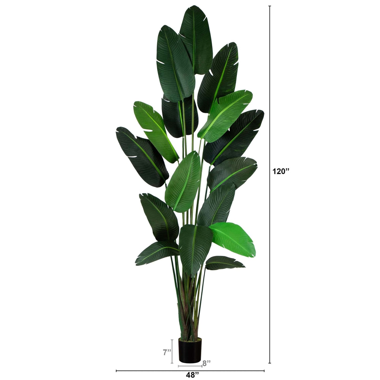 10’ Artificial Traveler's Palm Tree