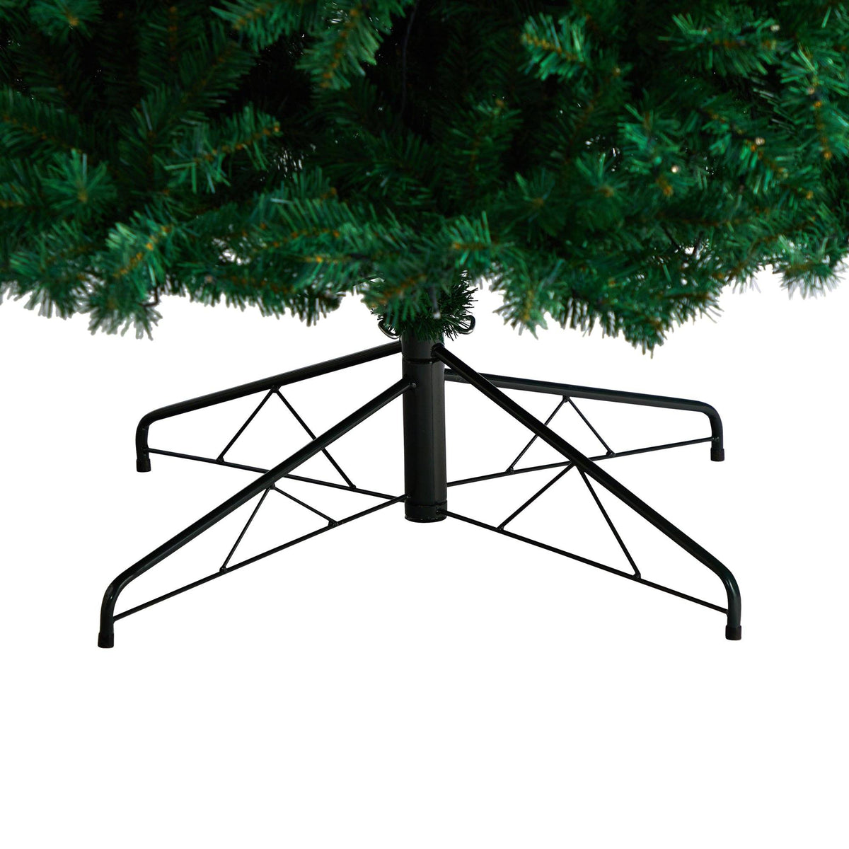a christmas tree base with a white background