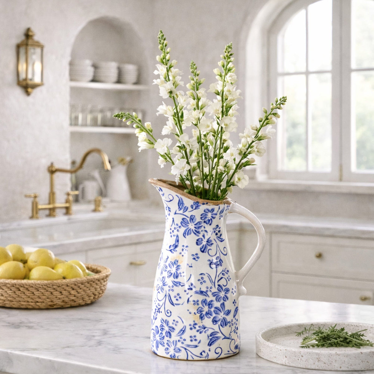 a vase with flowers in it