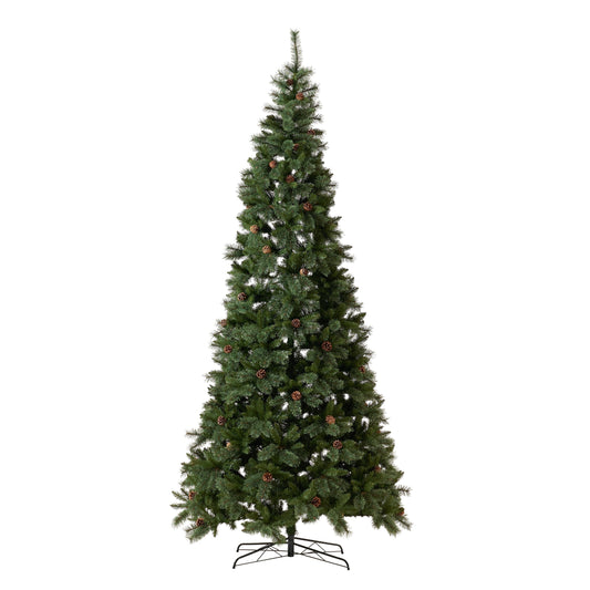 a christmas tree with lights