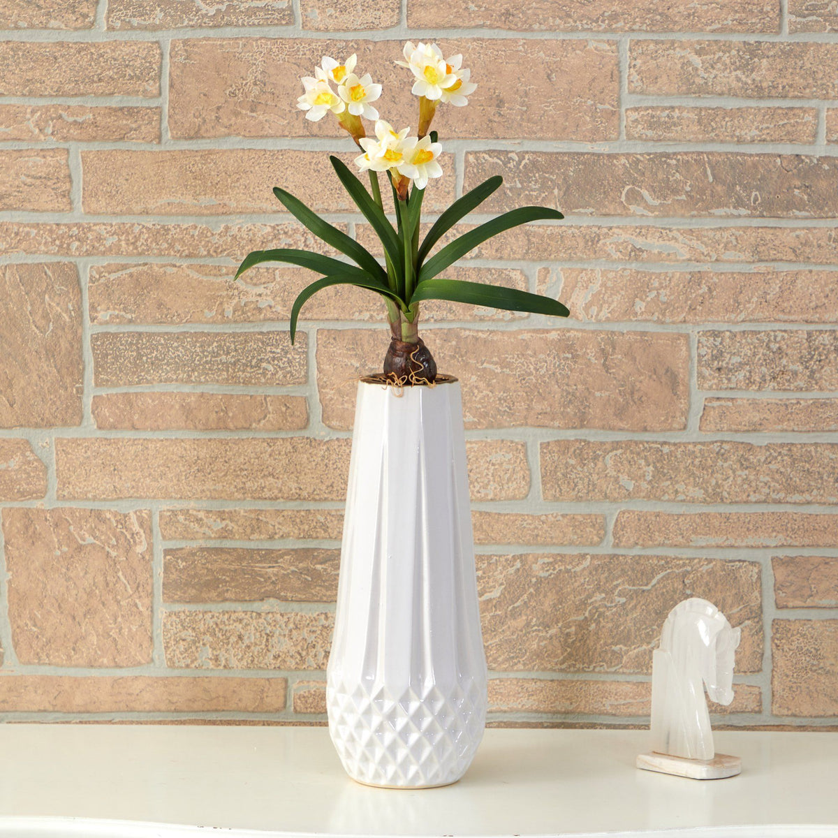12” Narcissus Artificial Flower (Set of 6)