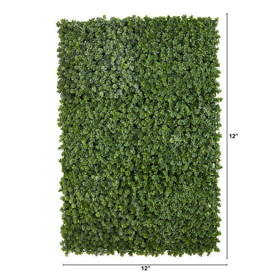 12” Succulent Artificial Wall Mat (Indoor/Outdoor) (Set of 6)