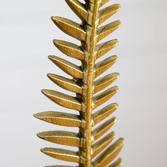 17” Gold Leaf Decorative Accent