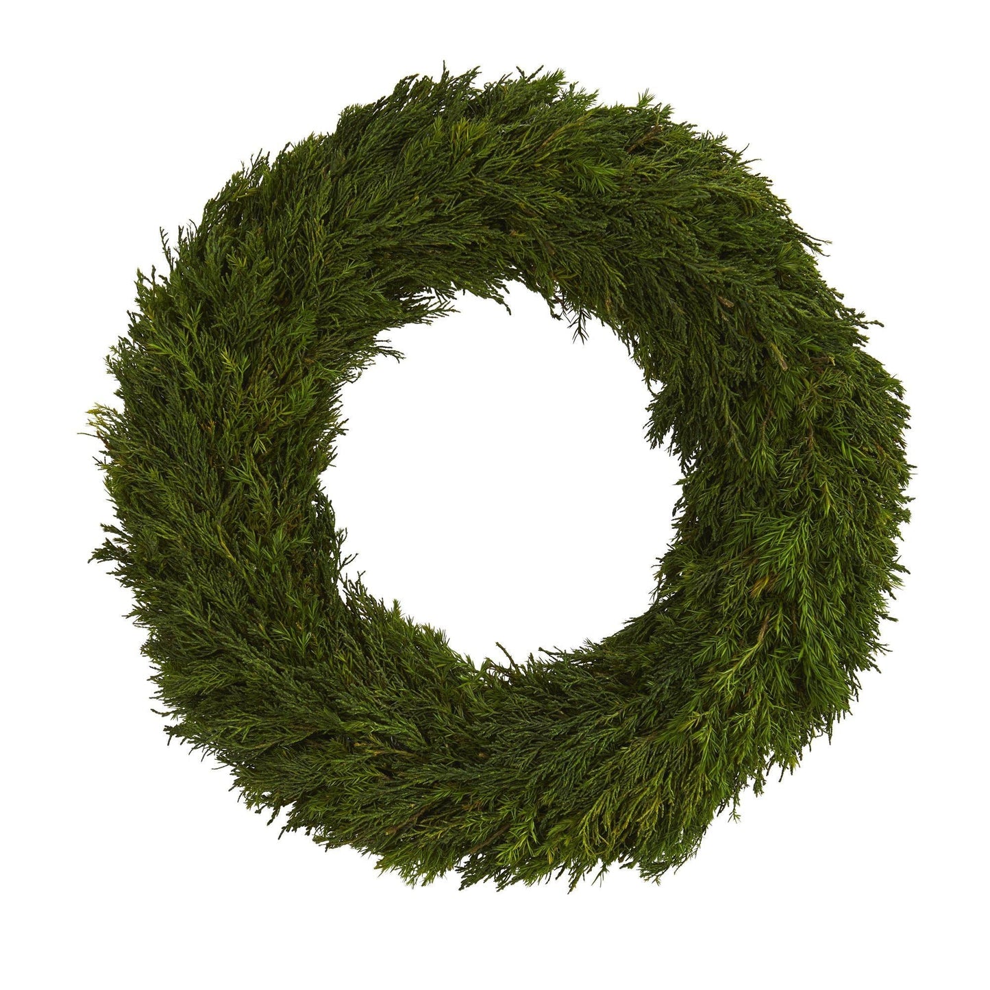 18” Cypress Preserved Wreath