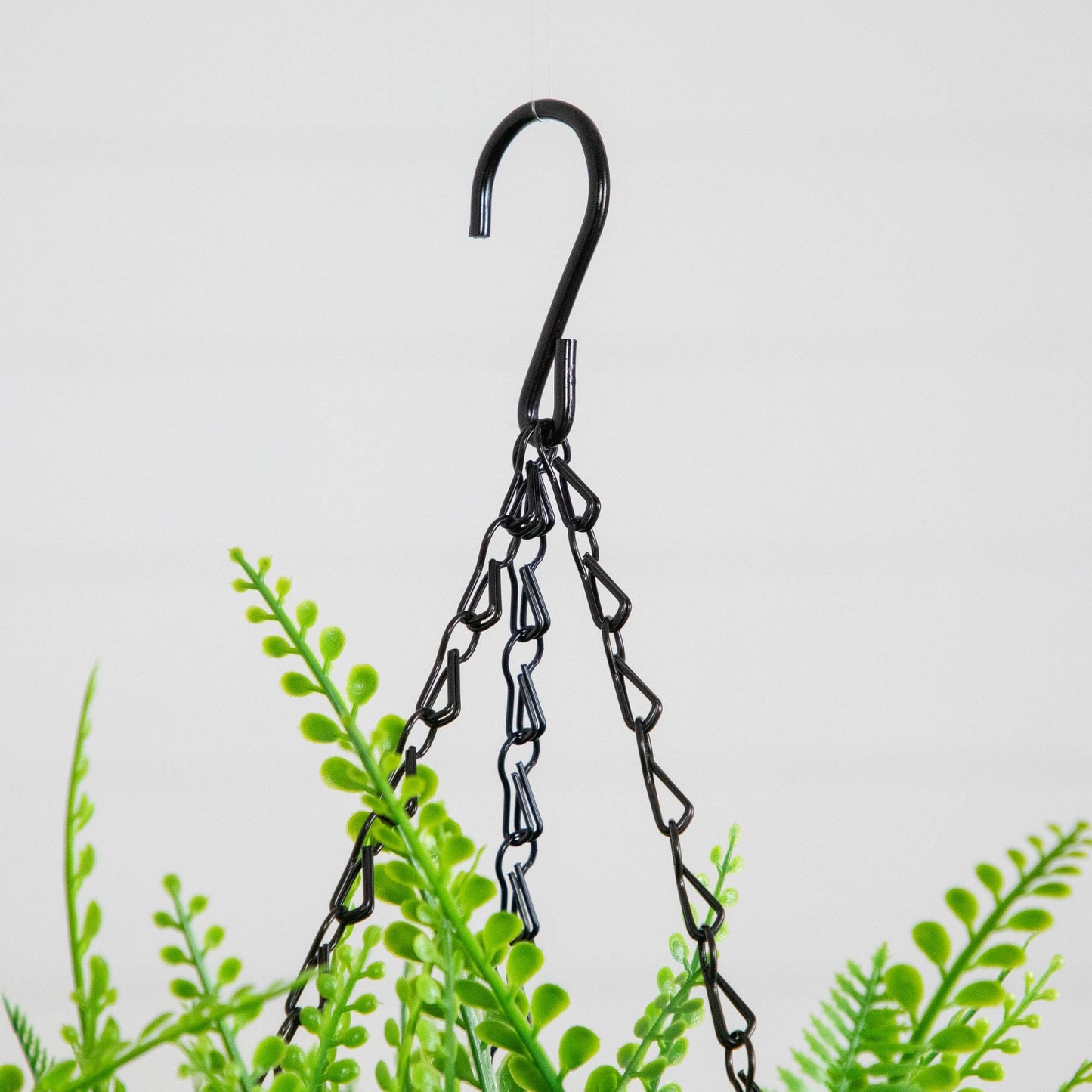 20” UV Resistant Artificial Mixed Fern Hanging Basket (Indoor/Outdoor)