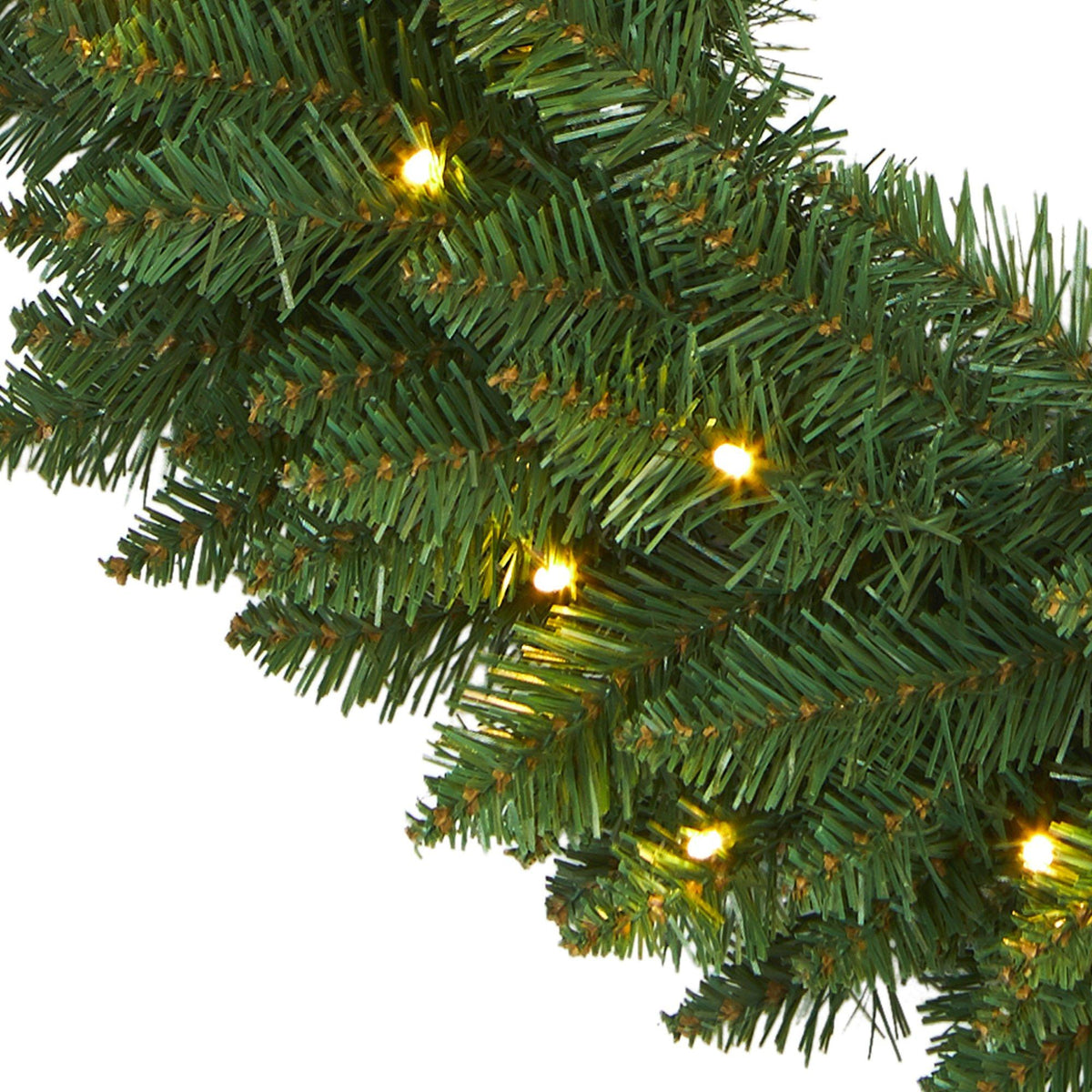 a close up of a christmas tree