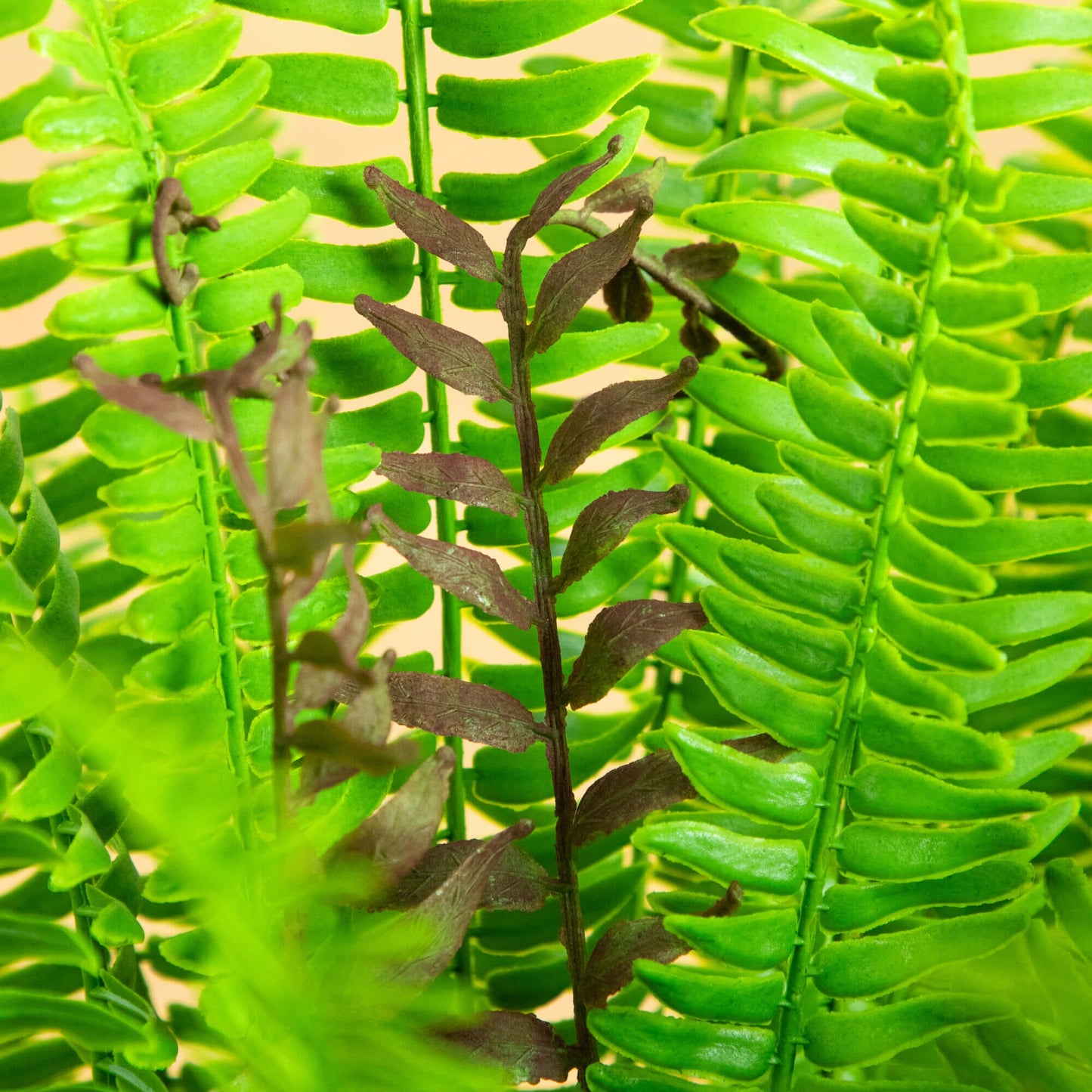 27-in UV Resistant Artificial Real Touch Boston Fern Plant (Indoor/Outdoor)
