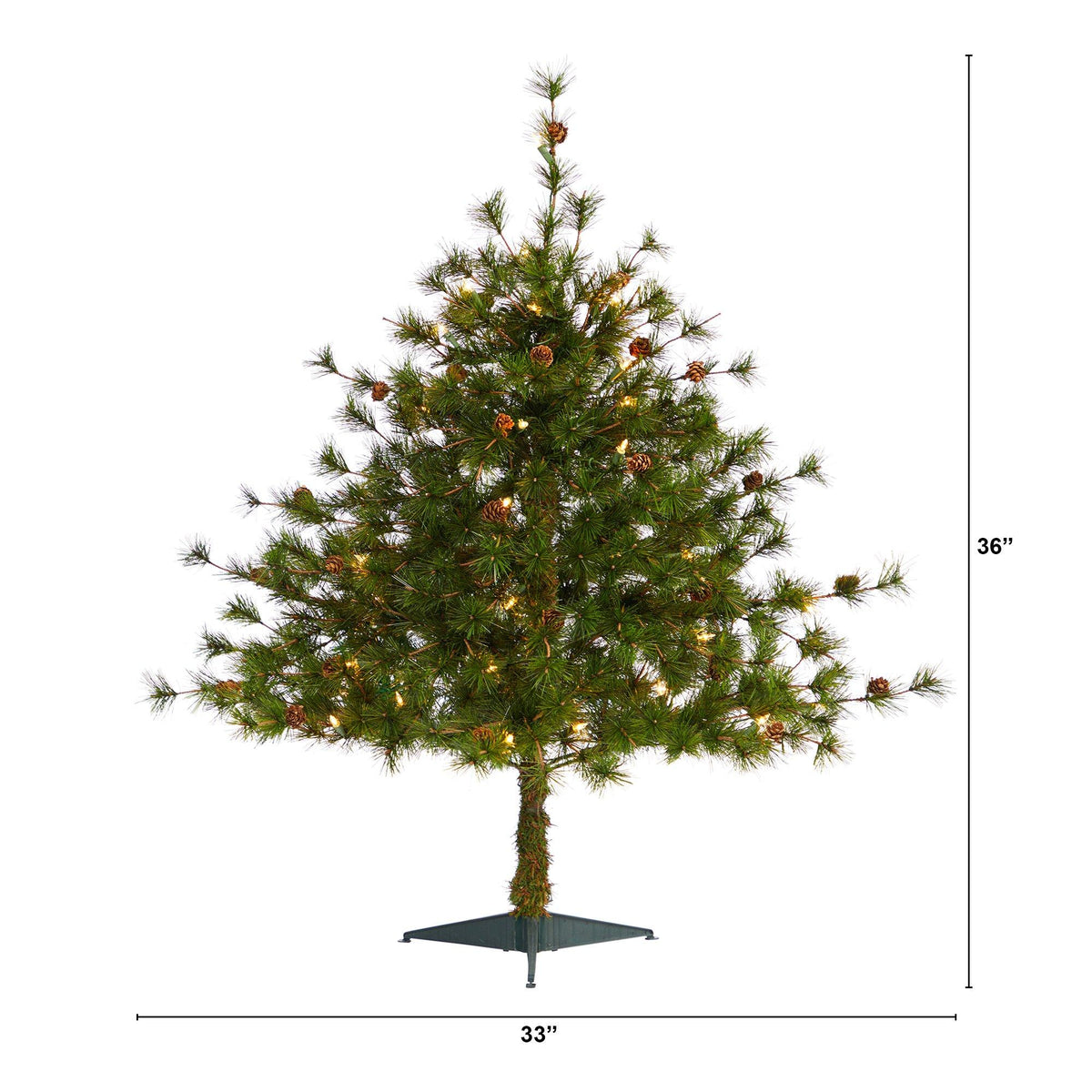a tree with lights on it