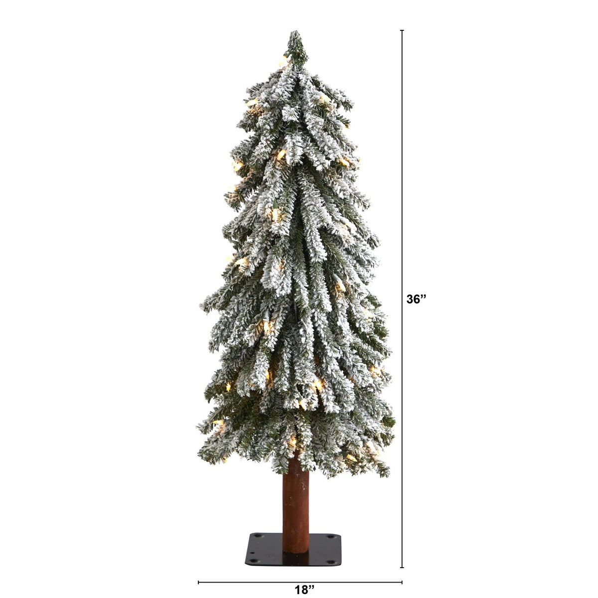 a tall artificial christmas tree with lights