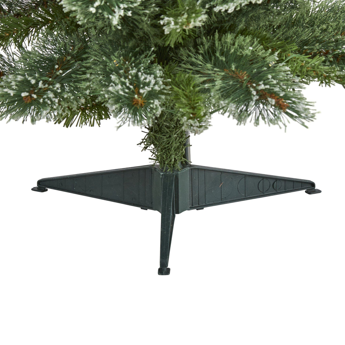 a close up of a christmas tree