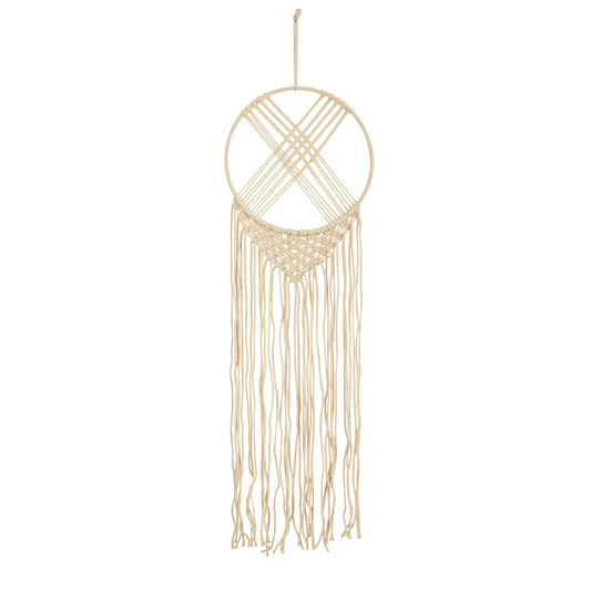 30” Boho Chic Woven Dreamcatcher Macrame Wall Art Décor