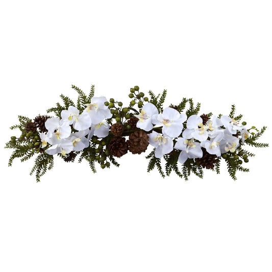 a white flowers and green leaves