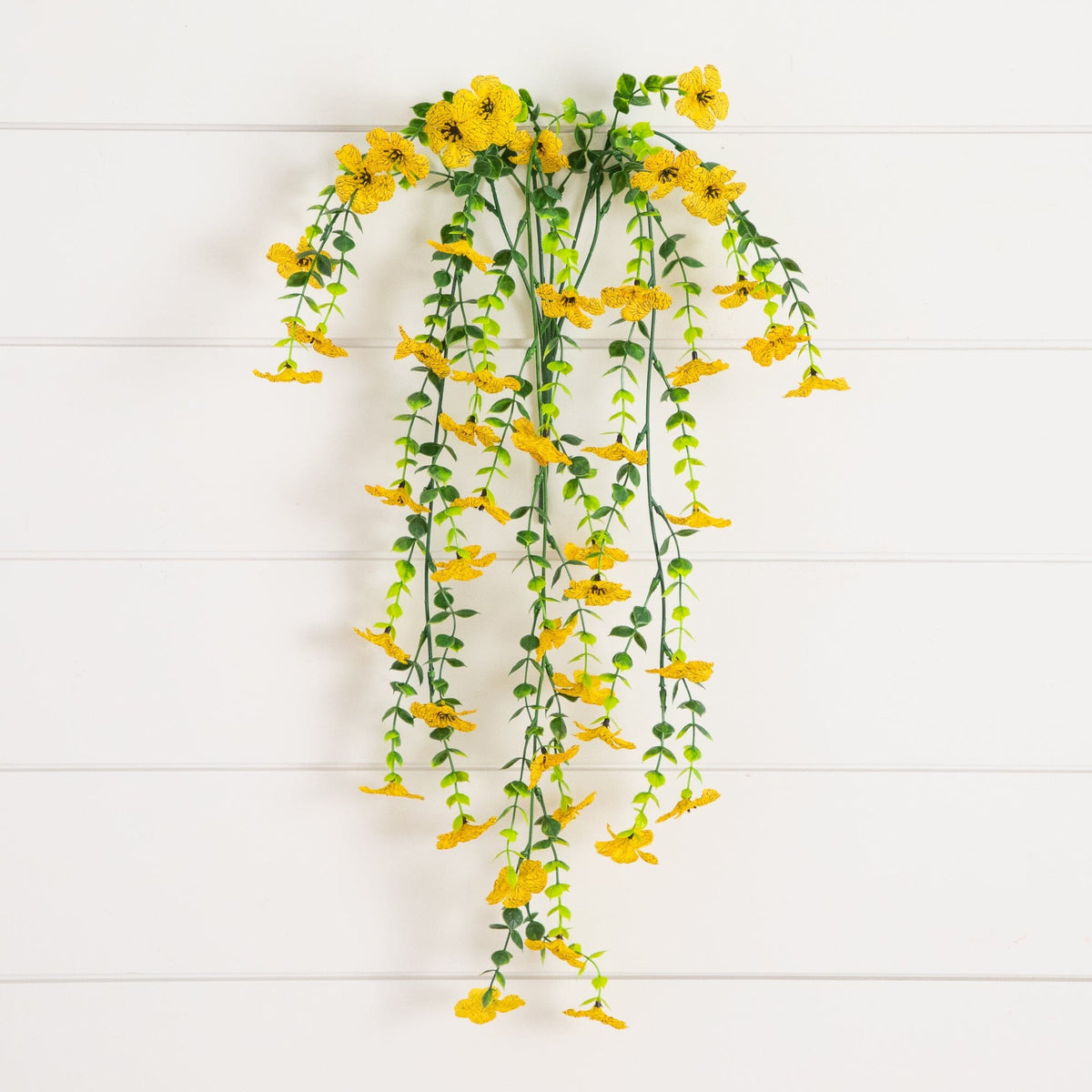 30" UV Resistant Artificial Daisy Hanging Plant (Indoor/Outdoor) - Set of 6