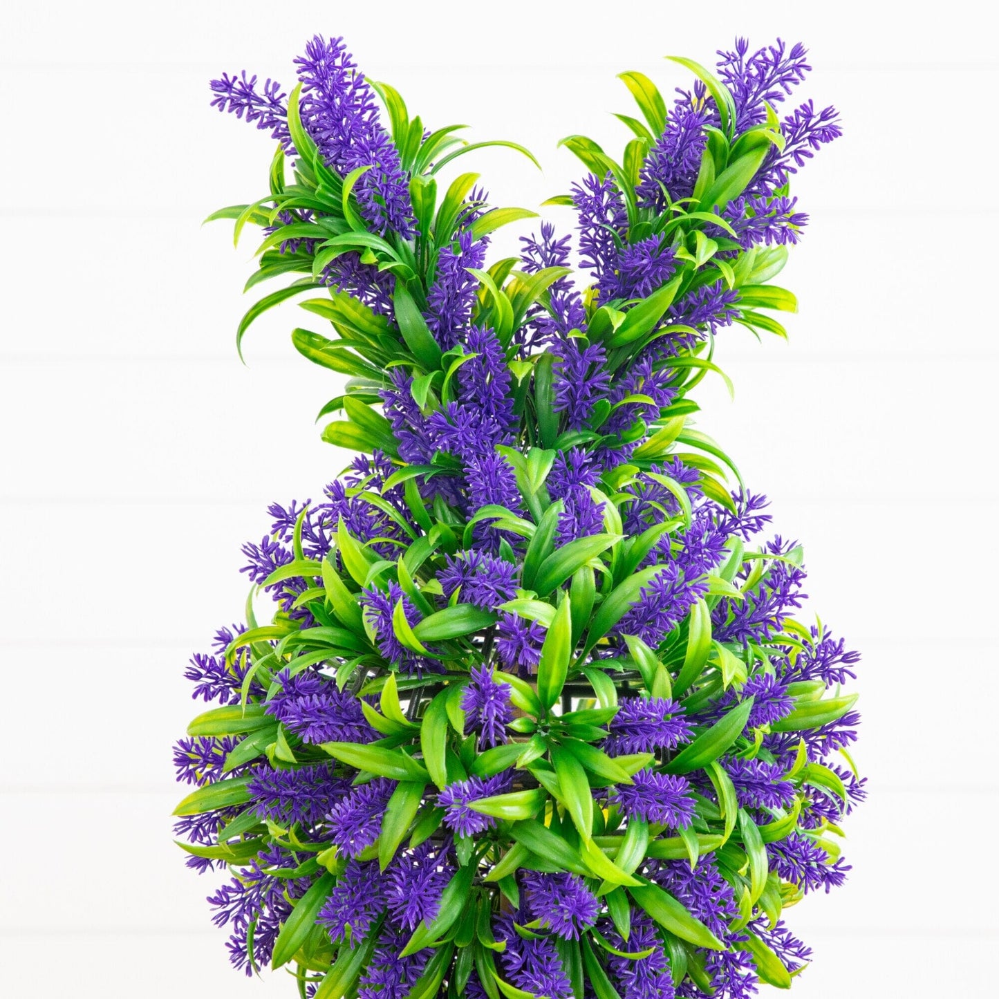 31" UV Resistant Artificial Easter Bunny Shaped Lavender Topiary (Indoor/Outdoor)