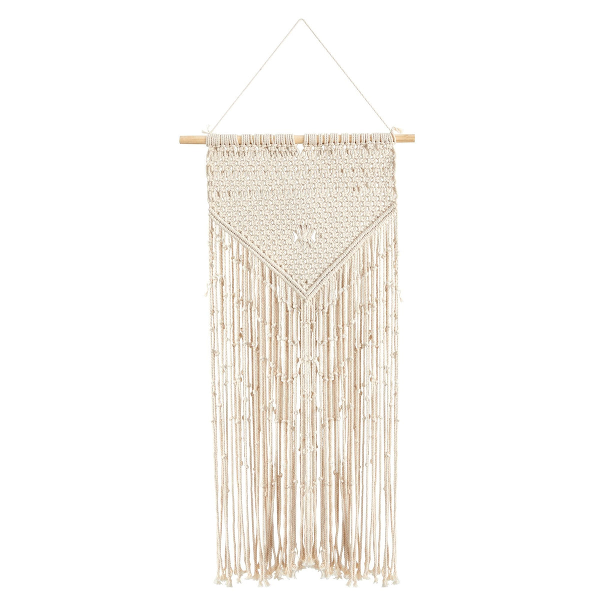 34” x 18” Hand Crafted Boho Macrame Wall Hanging Decor