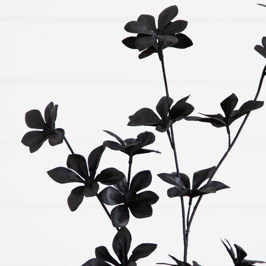 4' Artificial Halloween Black Enkianthus Tree