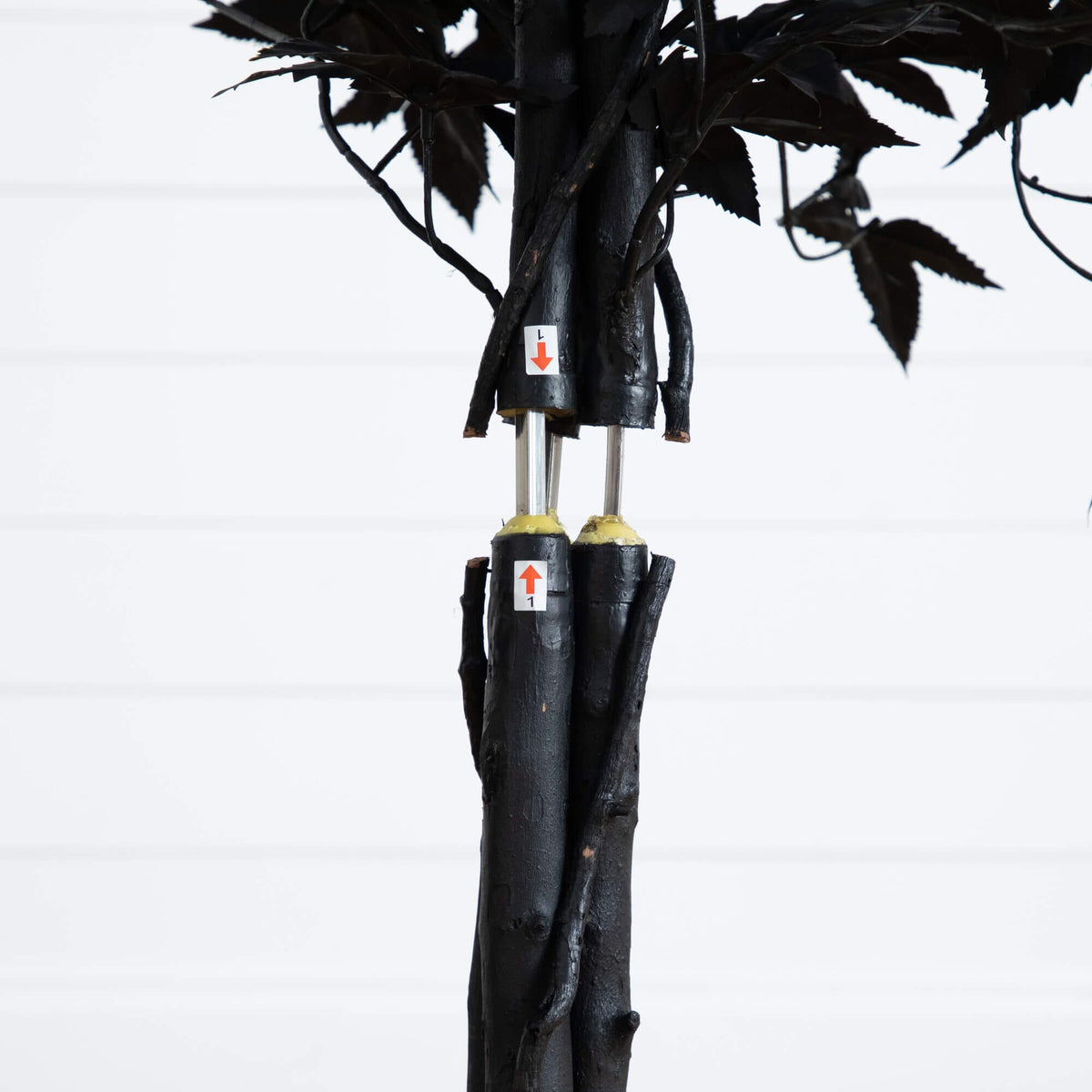 a black object with black branches