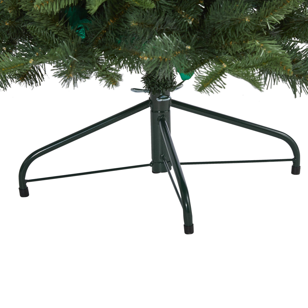 a close up of a christmas tree