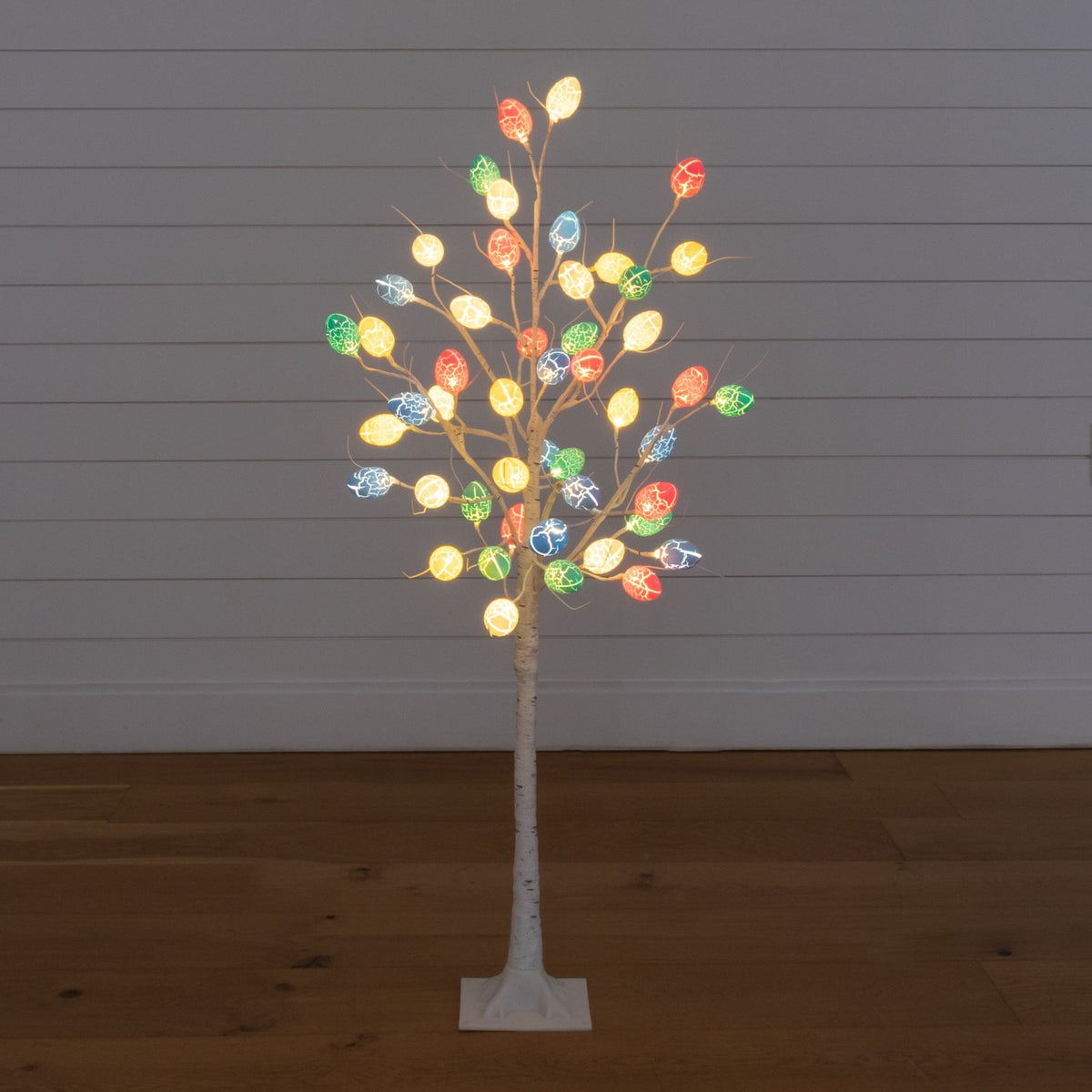 a tree with lights on it