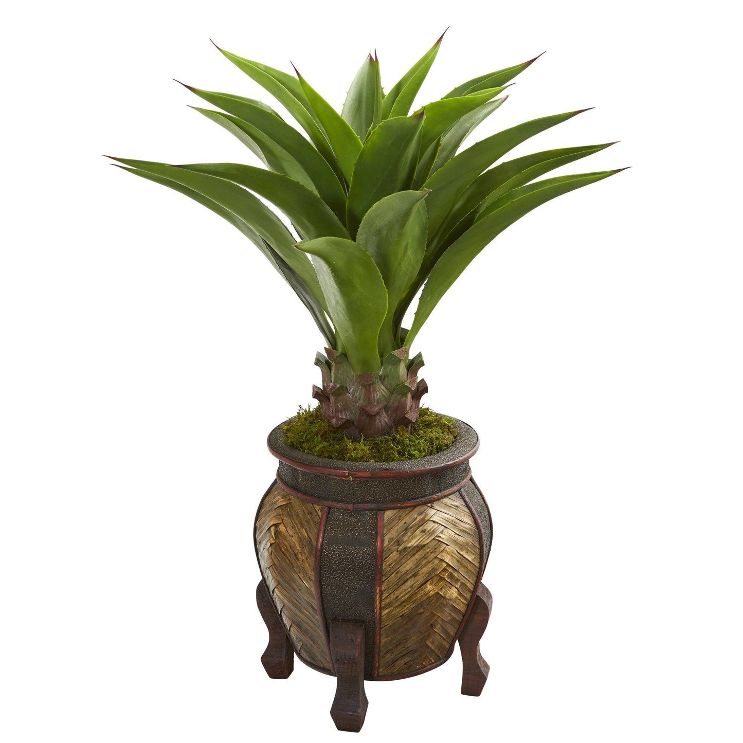 40” Agave Artificial Plant in Decorative Planter