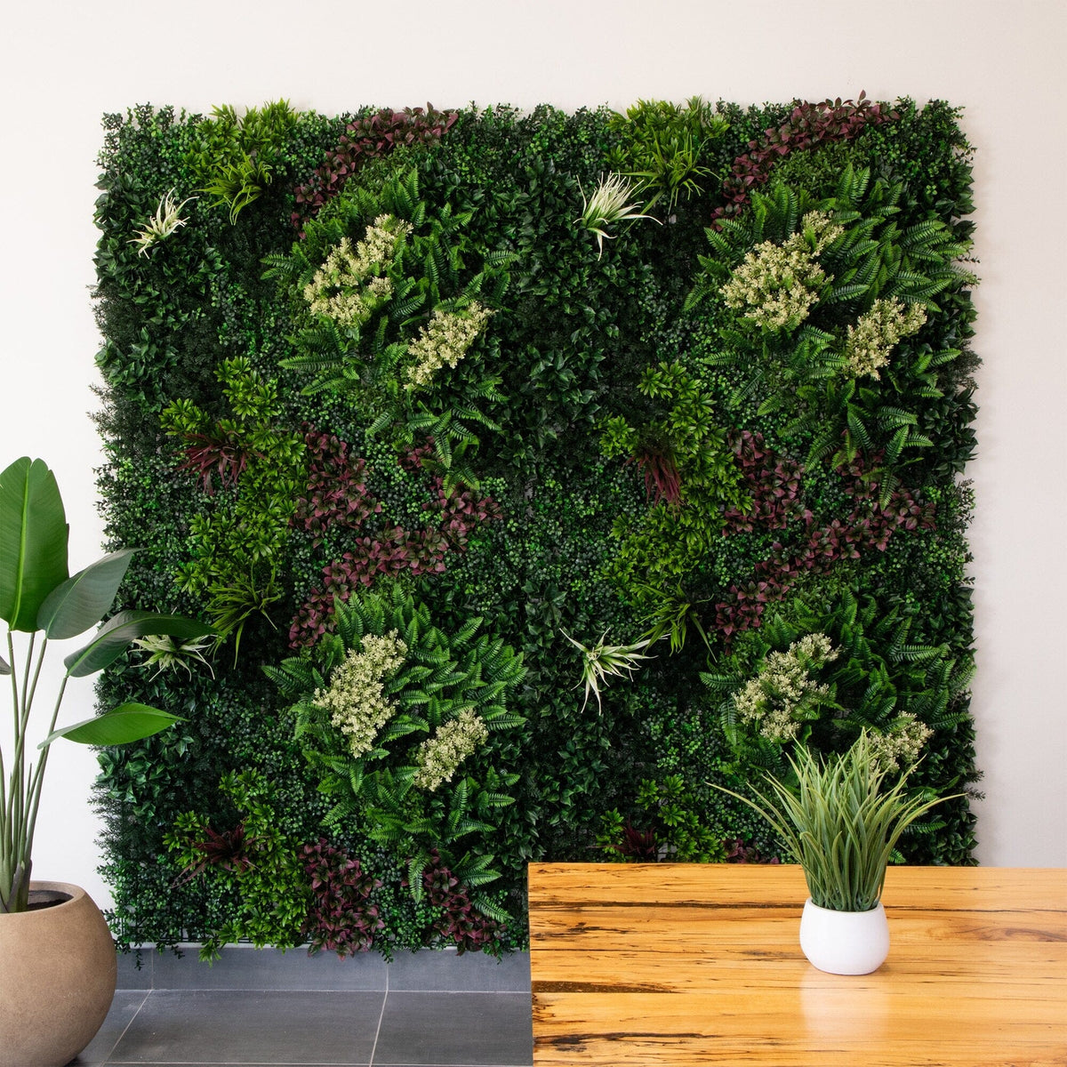40” x 40” UV Resistant Amazon Rainforest Artificial Living Wall Panel (Indoor/Outdoor)