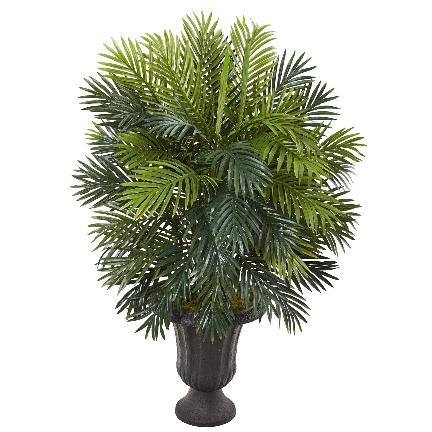 42” Areca Palm Artificial Plant in Decorative Brown Urn