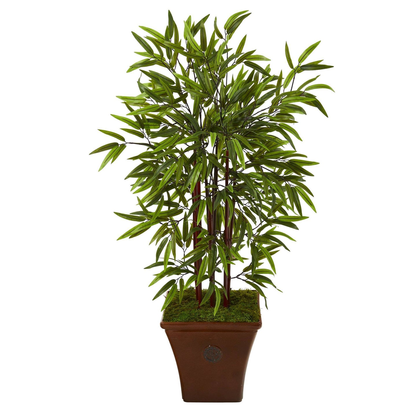 45” Bamboo Artificial Tree in Brown Planter