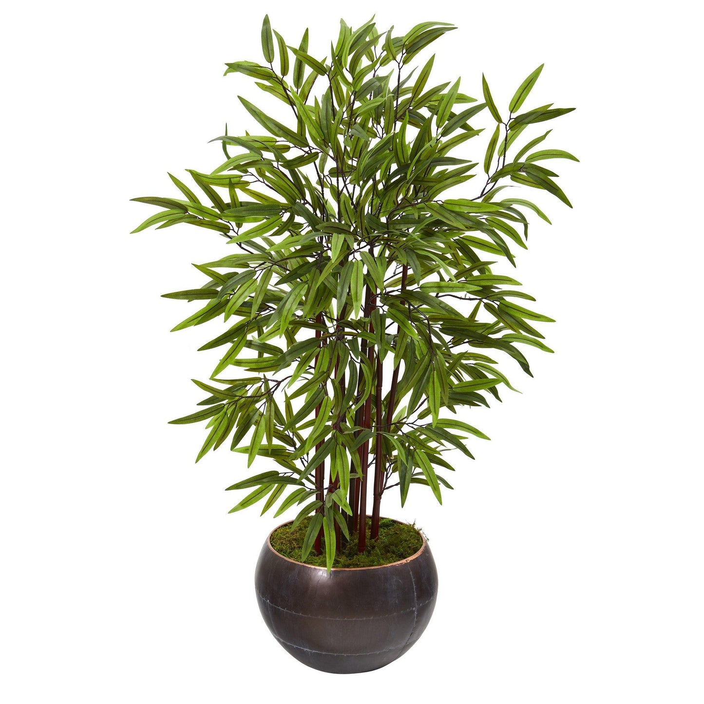 45” Bamboo Artificial Tree in Metal Bowl