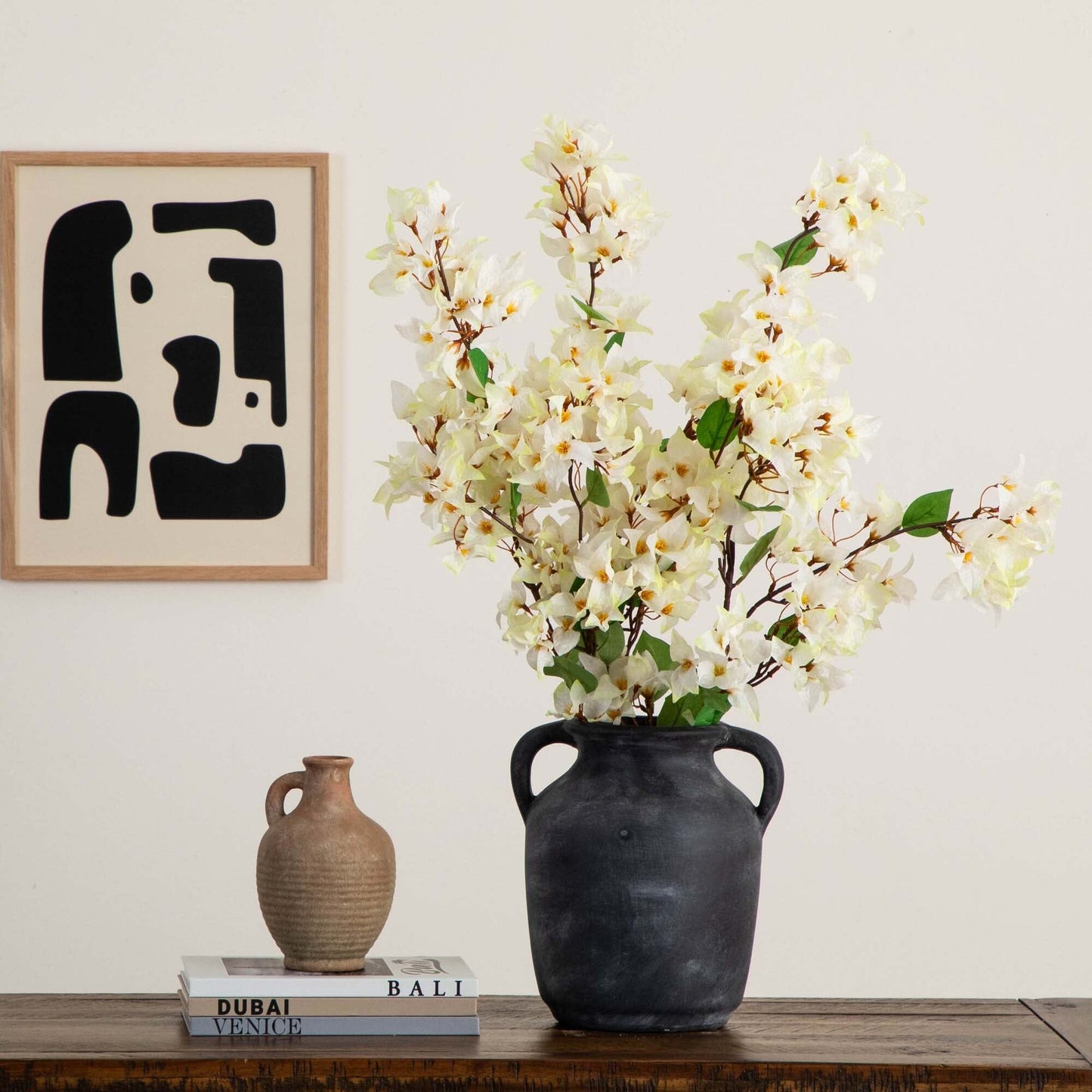 47" Artificial Bougainvillea Stems - Set of 3