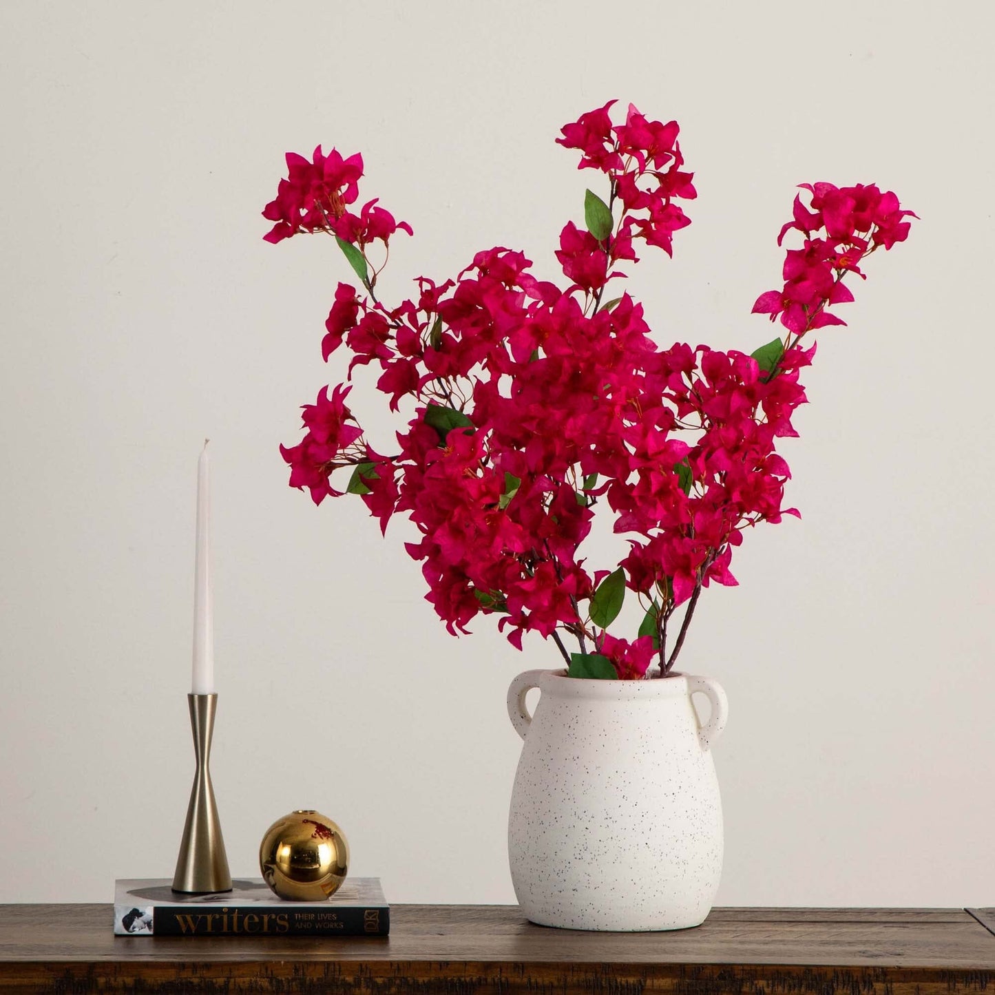 47" Artificial Bougainvillea Stems - Set of 3