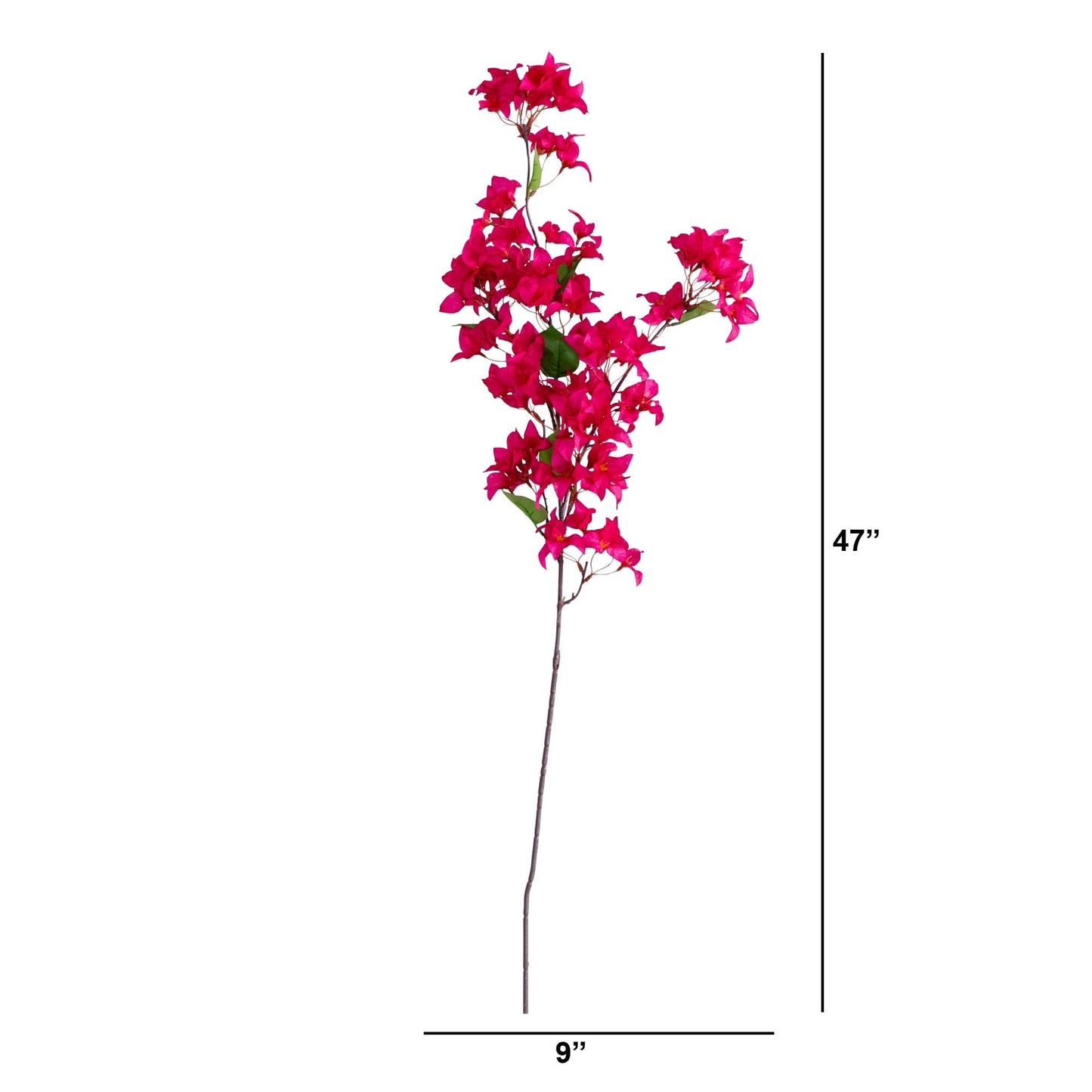 47" Artificial Bougainvillea Stems - Set of 3