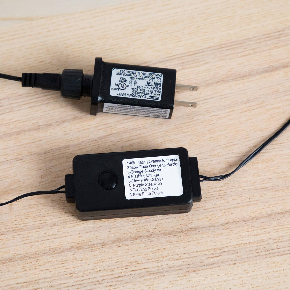 a couple of black electrical devices