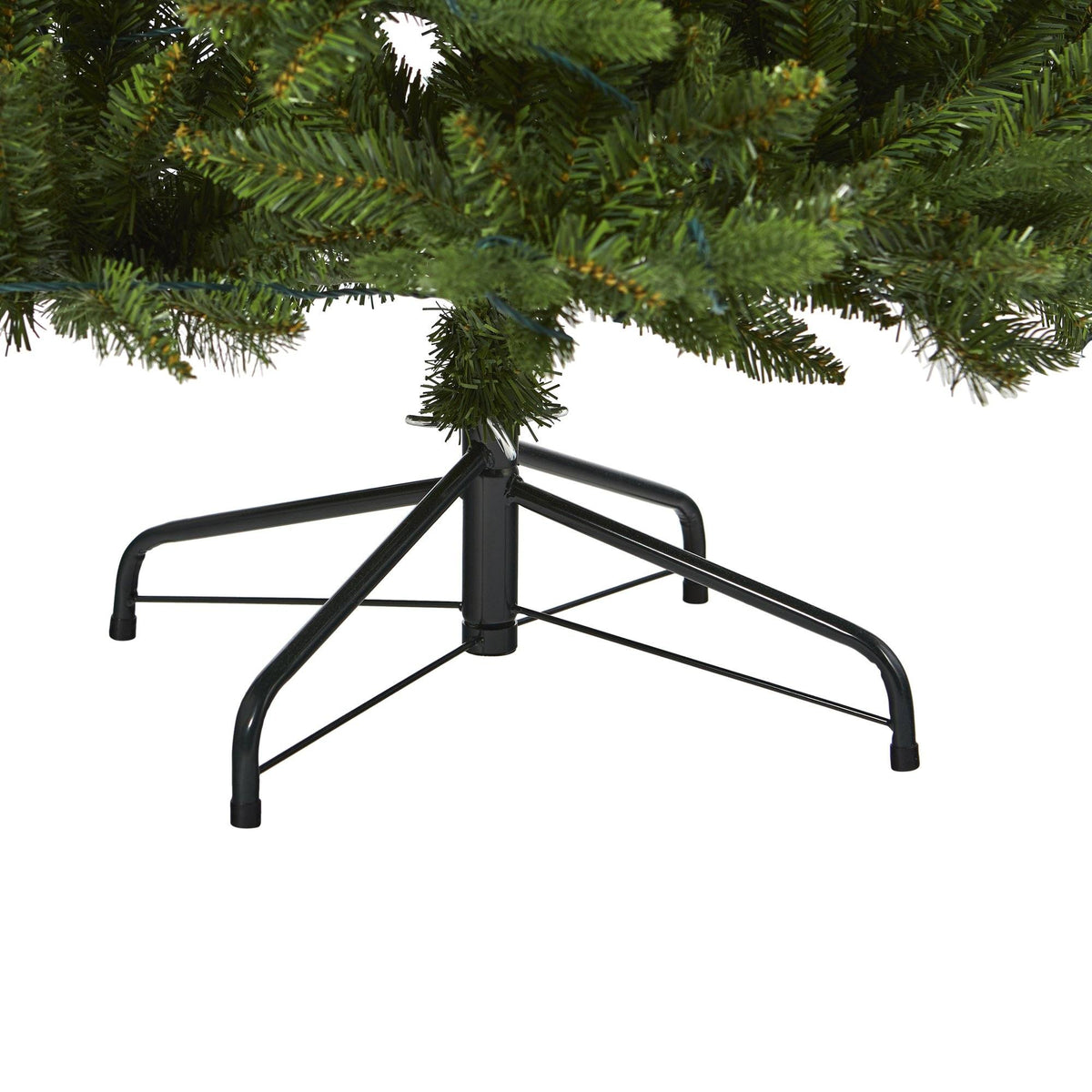 a christmas tree base with a white background
