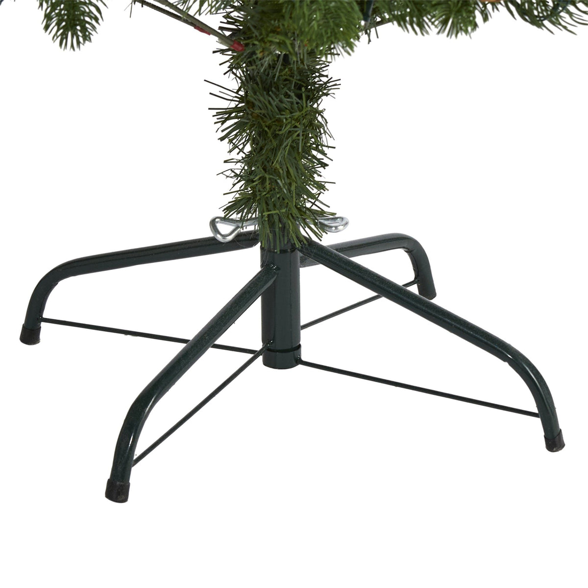 a close up of a christmas tree