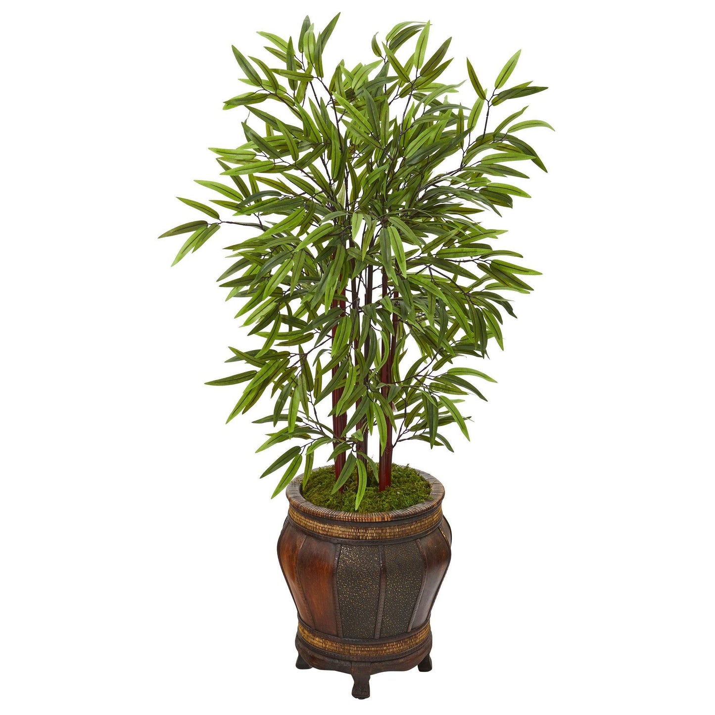 50” Bamboo Artificial Tree in Decorative Planter