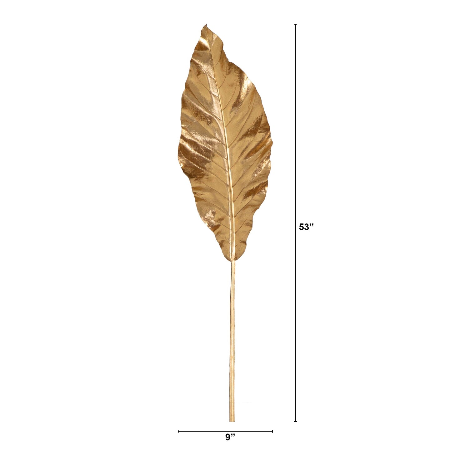 53" Artificial Gold Traveler's Palm Stems - Set of 3