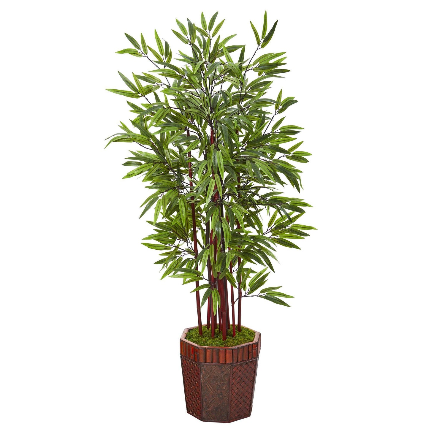 53” Bamboo Artificial Tree in Decorative Planter