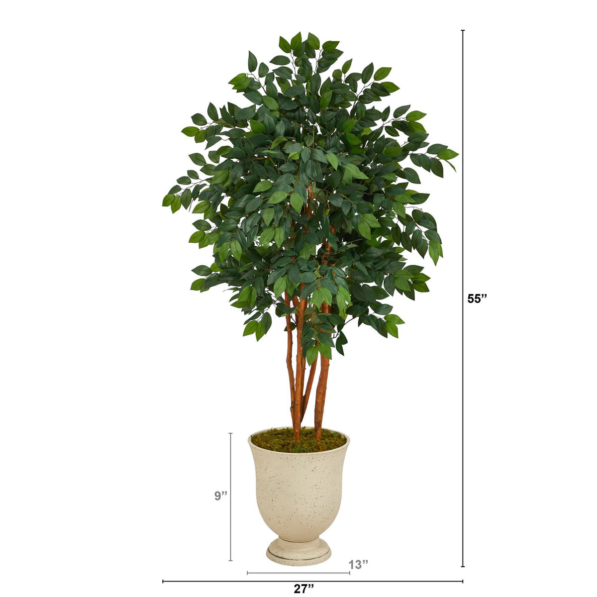 55” Sakaki Artificial Tree in Decorative Urn