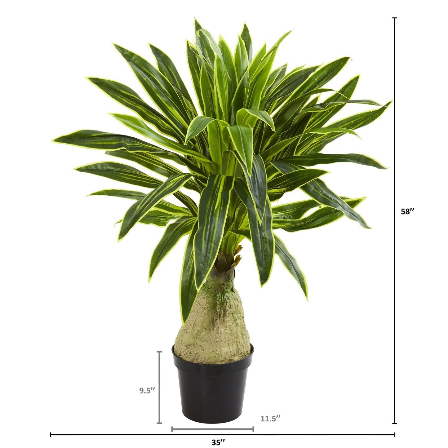 58” Dracaena Artificial Plant