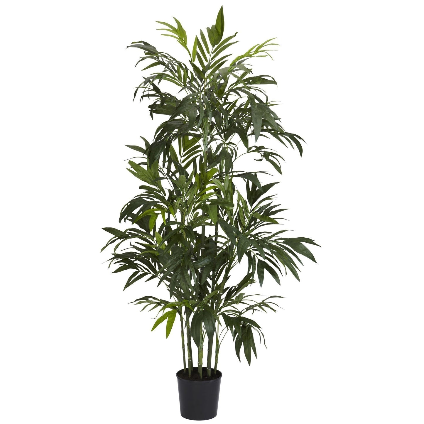 6' Artificial Green Bamboo Palm Silk Tree