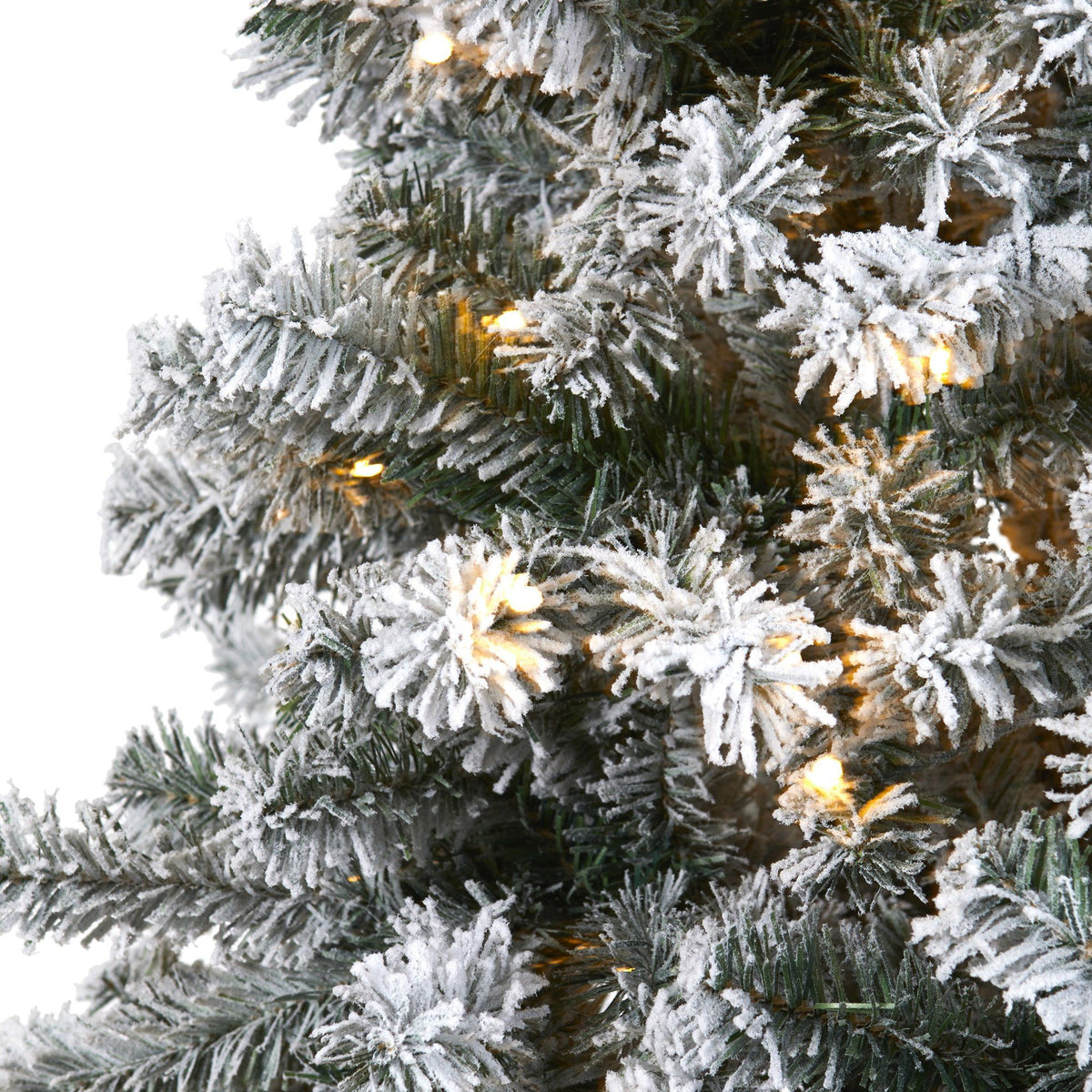 a close up of a christmas tree