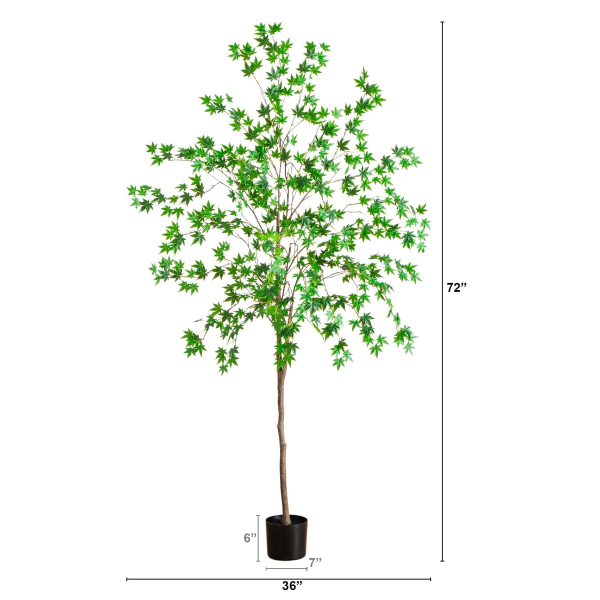 6' Artificial Maple Tree