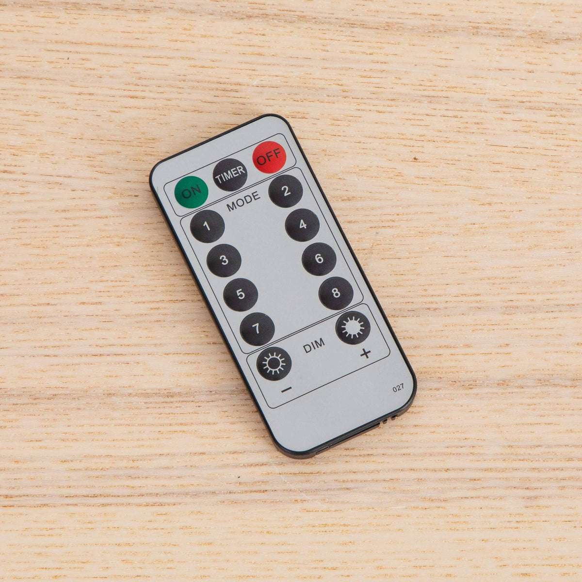 a remote control on a table