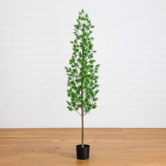 6' UV Artificial Podocarpus Artificial Tree (Indoor/Outdoor)