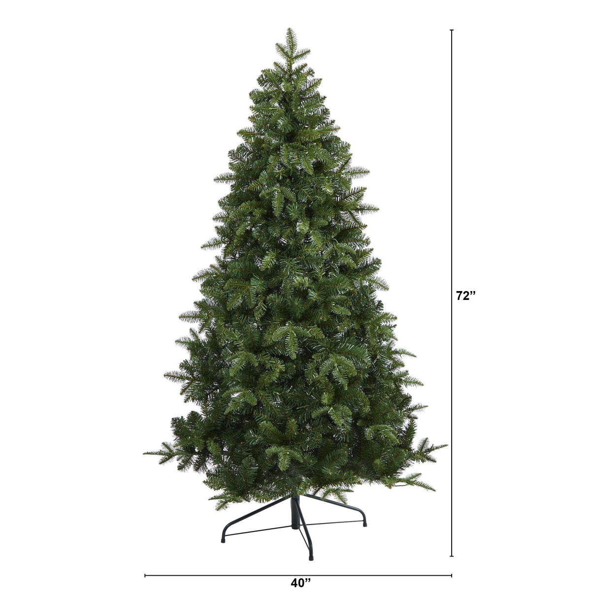 a tall christmas tree with a height of 2 inches