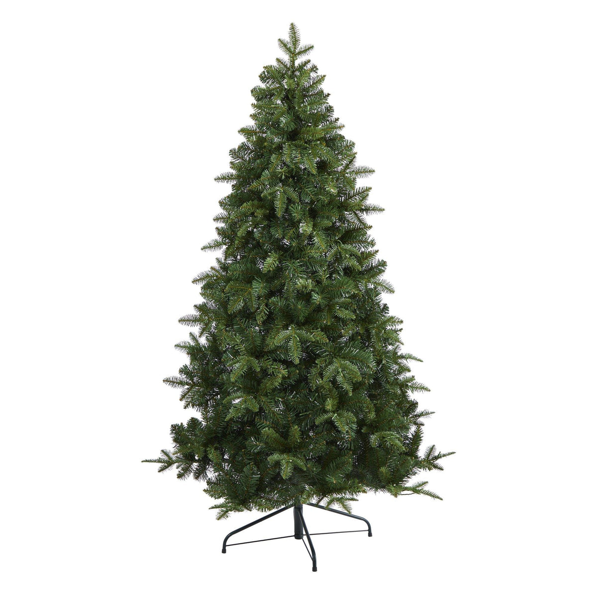 a christmas tree on a stand