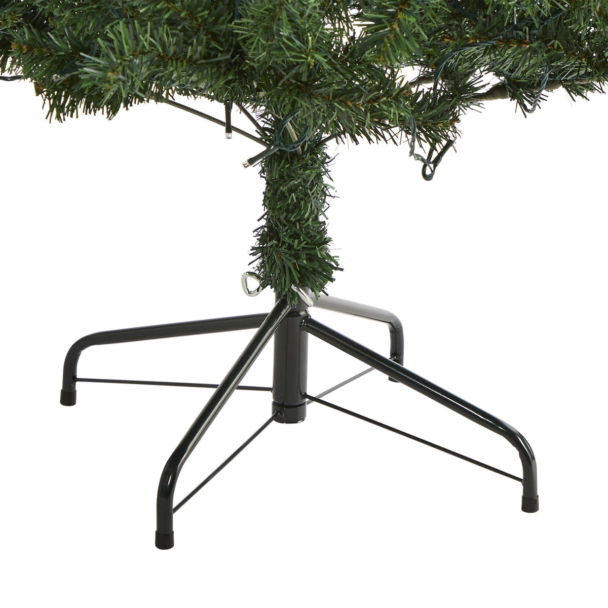 a christmas tree base with a white background
