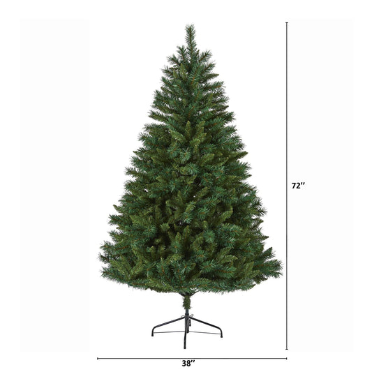 a christmas tree with a height of 2 inches