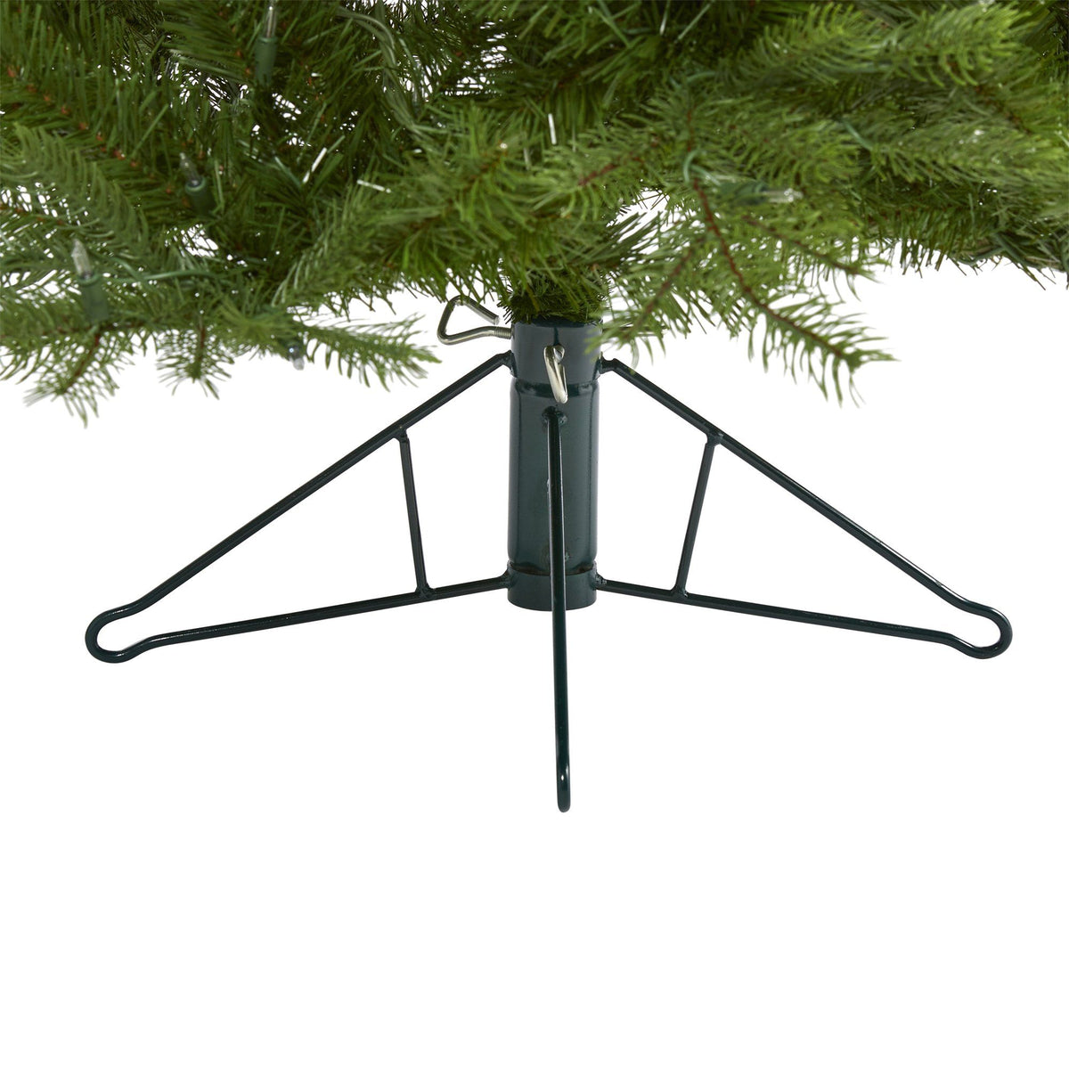 a christmas tree with a swinger